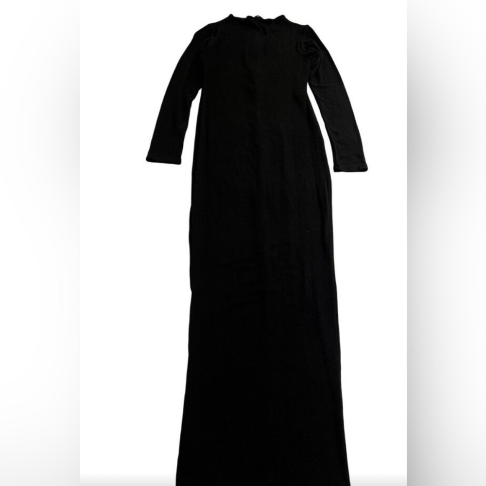 Naked Wardrobe Small mocked neck bodycon Black Long Sleeve Dress - Picture 2 of 5